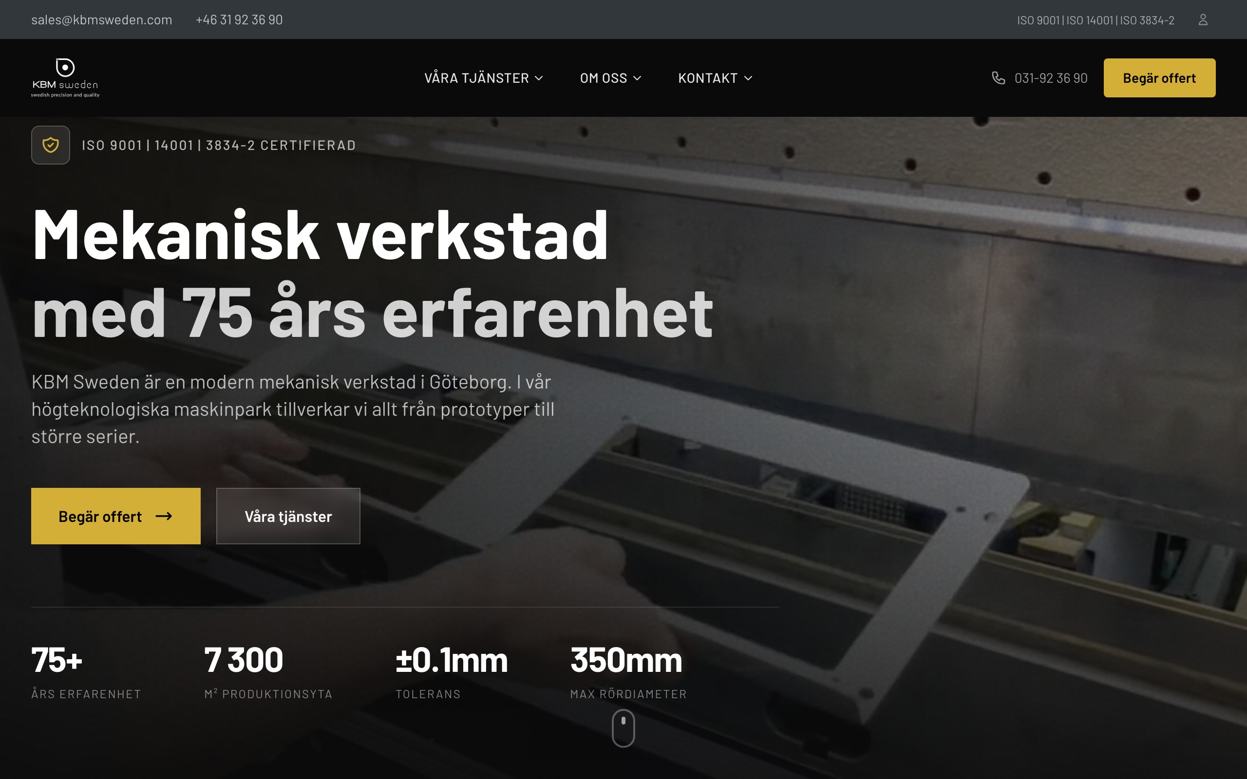 Kbm Sweden — desktop